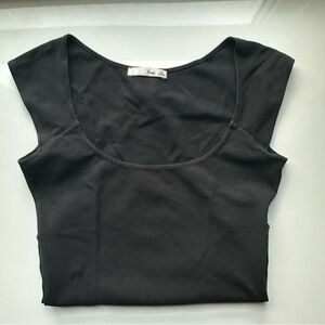 Aritzia Wilfred Black Bodysuit